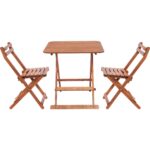 Modermo (108) Masa(70*70)Cm (1 Adet) + (110) Sandalye (2 Adet)