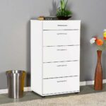 Adore Trendline 5 Çekmeceli Şifonyer  - Beyaz - Görsel 2