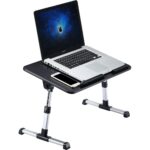 iDock D1 Açısı ve Yüksekliği Kademeli Ayarlı Yatak Kucak Sehpa Bilgisayar Standı Siyah - Görsel 3