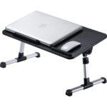 iDock D1 Açısı ve Yüksekliği Kademeli Ayarlı Yatak Kucak Sehpa Bilgisayar Standı Siyah - Görsel 5