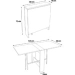 Dekorfim Katlanır Portatif Flamingo Masa - Görsel 4
