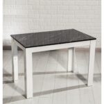 ModaLife Mirage Masa + Miray 4 Adet Sandalye Takımı  Beyaz - Görsel 2