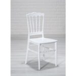 ModaLife Mirage Masa + Miray 4 Adet Sandalye Takımı  Beyaz - Görsel 3