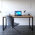 Ceramical MS1 Metal Ayaklı Çalışma Masası - 160cm - Çam - Görsel 2