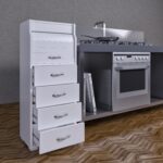 Fora Home Pandora Ekmek Dolabı Ekmeklik Kiler Dolabı Çok Amaçlı Dolap - Görsel 3