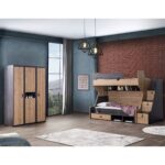 Setay Ranza, Doğa Ranza Karyola + 3 Kapılı Dolap + 2 Adet Comfort Yatak - Görsel 2