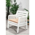 Mobetto Lara 2+1+1+S Balkon Bahçe Oturma Grubu – Beyaz - Görsel 3