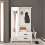 Afilli Oslo Aynalı Portmanto Vestiyer - Görsel 2