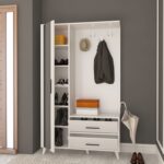 Afilli Oslo Aynalı Portmanto Vestiyer - Görsel 3