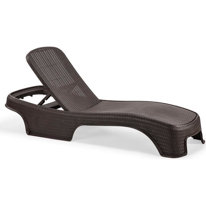 110000028184825.jpg Omnipazar SY2536 Kahve Rengi Brezza Royal Rattan Lüks Şezlong - Görsel 1