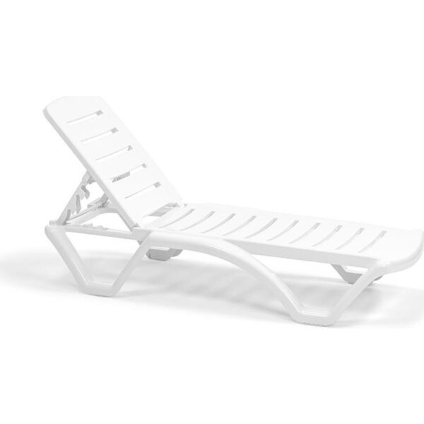 Omnipazar SY2537 Beyaz Elite Şezlong