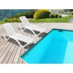 Omnipazar SY2537 Beyaz Elite Şezlong - Görsel 4