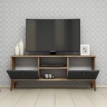 Ferniso Mobilya 120 cm Tv Ünitesi 
Çam-Antrasit - Görsel 3