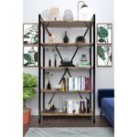 Evdesa Kapadokya Kitaplık Dekoratif Raf 180X90 cm 5 Raflı