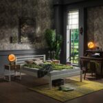 Unimet Asos-S Çift Kişilik Ferforje Metal Karyola-Beyaz