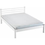 Unimet Asos-S Çift Kişilik Ferforje Metal Karyola-Beyaz - Görsel 4