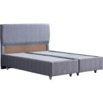 Setay Kristal Çift Kişilik Baza Başlık Orthosoft Yatak Seti - Görsel 4