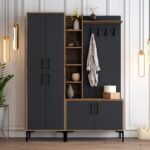 Variant Mobilya Variant Viyana Da Portmanto - Ceviz / Antrasit - Görsel 2