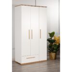 Mobetto Eva 301  3 Kapaklı 1 Çekmeceli Gardırop