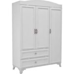 Baby Darling Lisa 3 Kapaklı Dolap 135CM %100 Mdf - Görsel 3