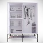 Pasific Home Martin 2 Kapaklı Sürgülü Gardırop Elbise Dolabı,150 cm, Beyaz - Görsel 3