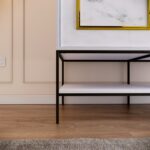 Pasific Home Martin 2 Kapaklı Sürgülü Gardırop Elbise Dolabı,120 cm, Beyaz & Beyaz Mermer - Görsel 2