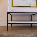 Pasific Home Martin 2 Kapaklı Sürgülü Gardırop Elbise Dolabı,190 cm, Beyaz & Beyaz Mermer - Görsel 2