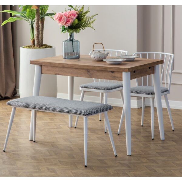 Eymense Joker 2 Sandalyeli Benchli Mutfak Masa Takımı