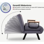 Pafu Sando İkili Katlanır Yataklı Koltuk - Gri - Görsel 7
