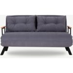 Pafu Sando İkili Katlanır Yataklı Koltuk - Gri - Görsel 5