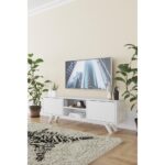 Kzy Romeo Tv Sehpası - Beyaz - Görsel 2