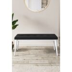 Canisa Concept Nil Serisi, Benchli Yemek Masası Takımı, Beyaz Mermer Desenli Sabit Masa - Görsel 3