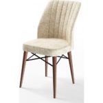 Canisa Flex Serisi, Gürgen Ayaklı Sandalye , Ayaklar Ceviz