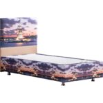 Setay Kız Kulesi Tek Kişilik Baza Başlık Seti - 90x190 - Görsel 2