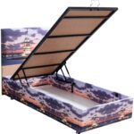 Setay Kız Kulesi Tek Kişilik Baza Başlık Seti - 90x190 - Görsel 3