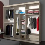 Yilwood Sürgülü Gardırop Koton Vizon 275 cm - Görsel 2