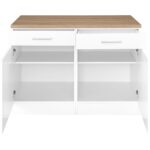 T Designo Tdesigno Ares Mutfak Çekmeceli Alt Modül 120 cm Beyaz - Görsel 3