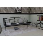 Metalia Delux Ferforje Sofa Sedir Siyah (Minderli)