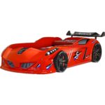 Setay Sports Çocuk Odası Takımı, Kırmızı - Jaguar Arabalı Yatak - Dolap - Şifonyer - Görsel 2