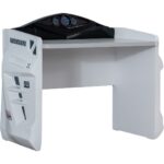 Setay Sports Çocuk Odası Takımı, Beyaz - Jaguar Arabalı Yatak - Dolap - Masa - Şifonyer - Kitaplık - Görsel 4