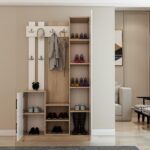 Afilli Nova Kapaklı Aynalı Portmanto Vestiyer Tamamı Mdflam - Görsel 3