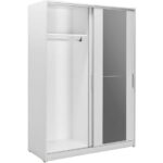 adore mobilya Sürgü Kapılı Aynalı Gardırop - Beyaz - Görsel 2