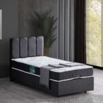 Setay Defne Tek Kişilik Baza Başlık Comfort Yatak, Antrasit