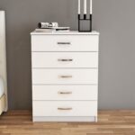 Şifonyer 5 Çekmeceli Beyaz - SFY0201 - Görsel 3