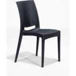 Mobetto Rattan 80X80 Bahçe&balkon&teras Masa Seti - Antrasit - Görsel 2