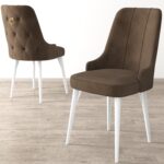 Canisa Concept Noa Serisi, 80X132 Açılabilir Benchli Mdf Beyaz Mutfak Masa Takımı, 4 Sandalye 1 Bench - Görsel 4