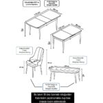 Canisa Concept Noa Serisi, 80X132 Açılabilir Benchli Mdf Beyaz Mutfak Masa Takımı, 4 Sandalye 1 Bench - Görsel 5