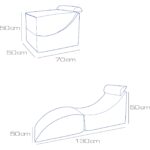 Homedius Bella Puf Olabilen Dinlenme Koltuğu - Antrasit Gri - Görsel 4