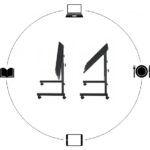 servetavcı Yükseklik Ayarlı Eğimli ve Katlanabilen Laptop Sehpası - Atlantik Çam (Tekerli) - Görsel 3