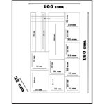 Afilli Nova Kapaklı Aynalı Portmanto Vestiyer Tamamı Mdflam Flora Antrasit - Görsel 4
